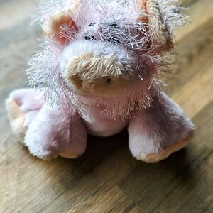 GANZ Pink and Cream Stuffed Animal Plush